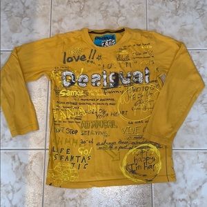 Desigual Kids Graphic Long Sleeve Size 7-8
